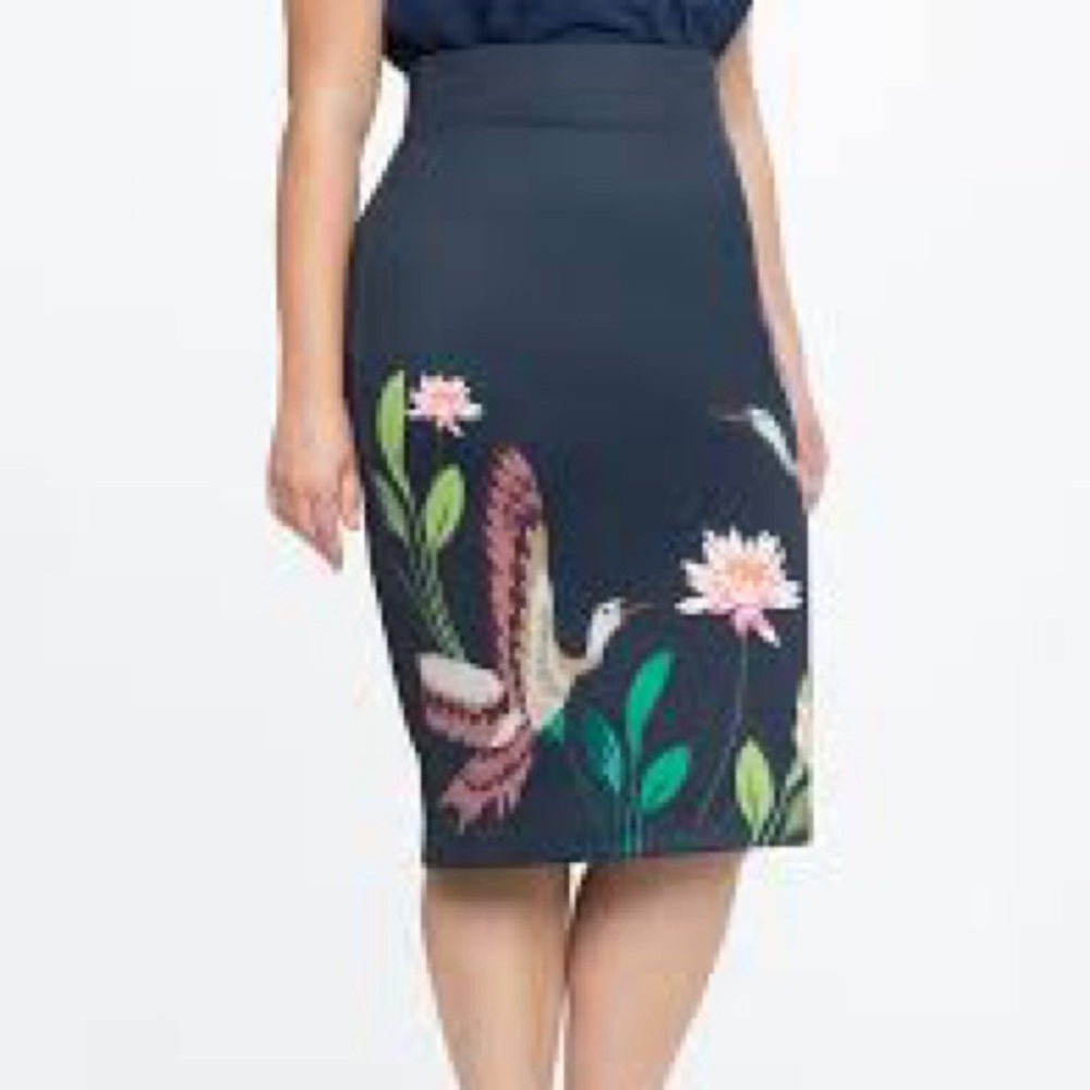 Eloquii neoprene pencil skirt